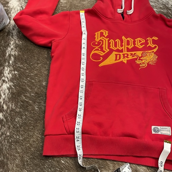 Vintage Script Style Collegiate Hoodie Mens XL - Picture 3 of 10